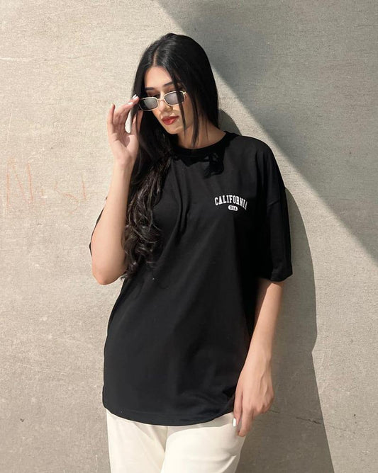 Women's Stitched Jersey Printed T-Shirt