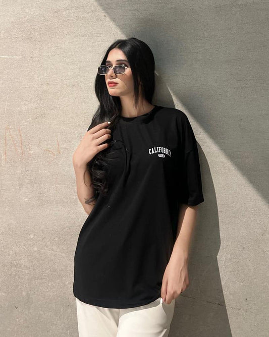 Women's Stitched Jersey Printed T-Shirt
