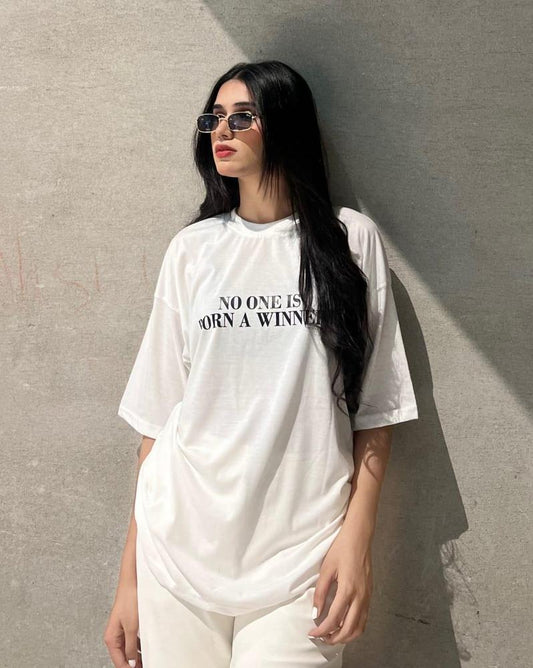 Women's Stitched Jersey Printed T-Shirt