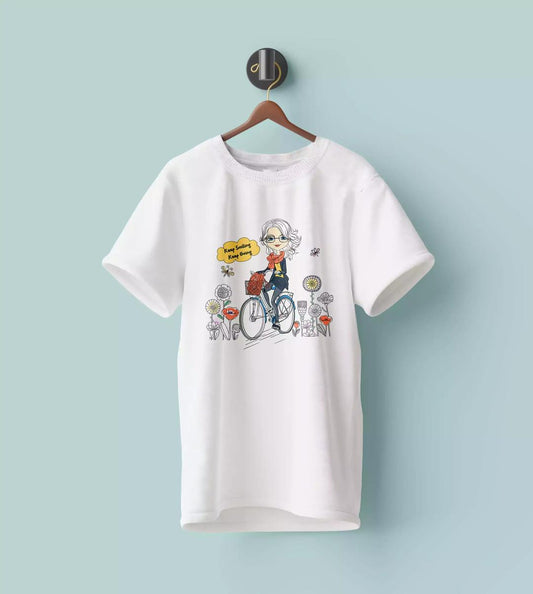 Women's Cotton Printed Graphic T-Shirt