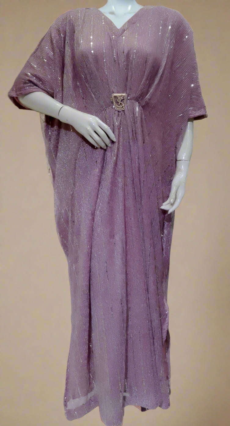Purple dress on a mannequin