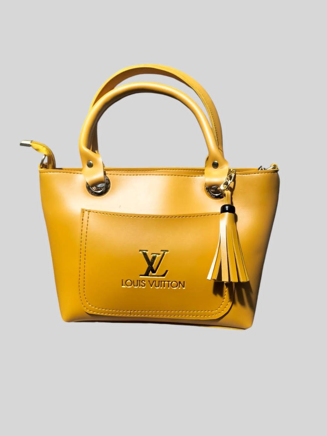 Women's PU Leather Plain Hand Bag