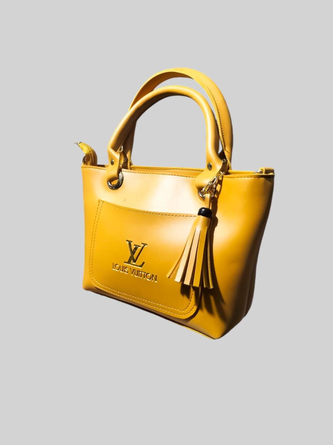 Women's PU Leather Plain Hand Bag