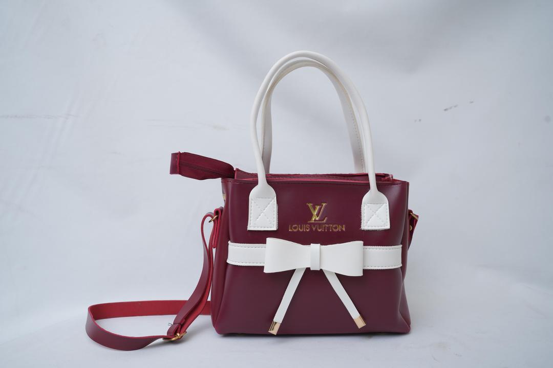 Women's PU Leather Plain Hand Bag