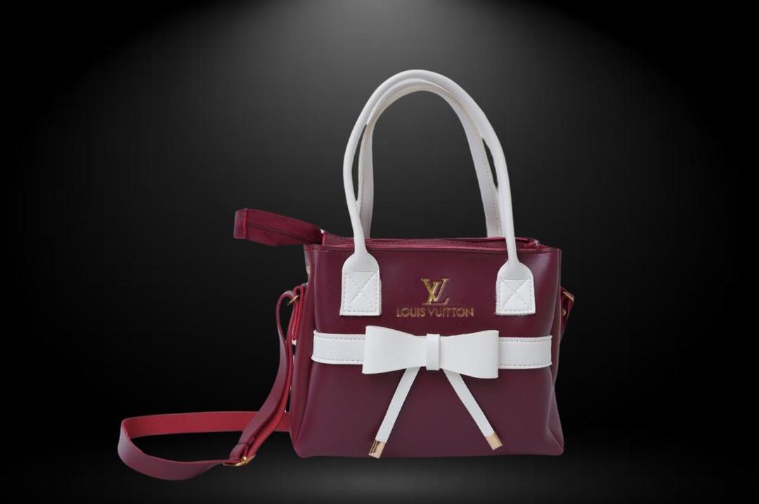 Women's PU Leather Plain Hand Bag