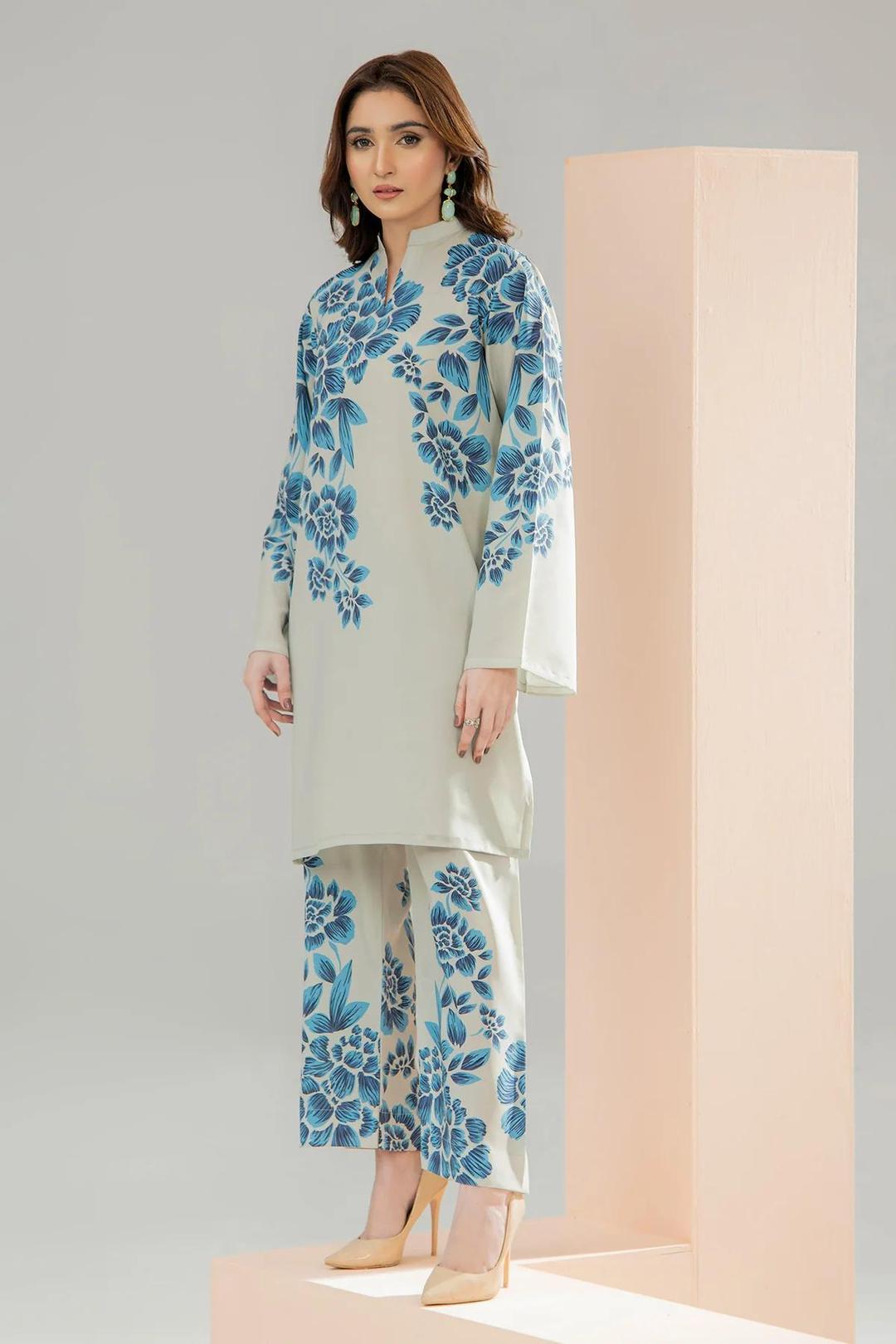 Women's Stitched Printed Shirt and Trouser Set