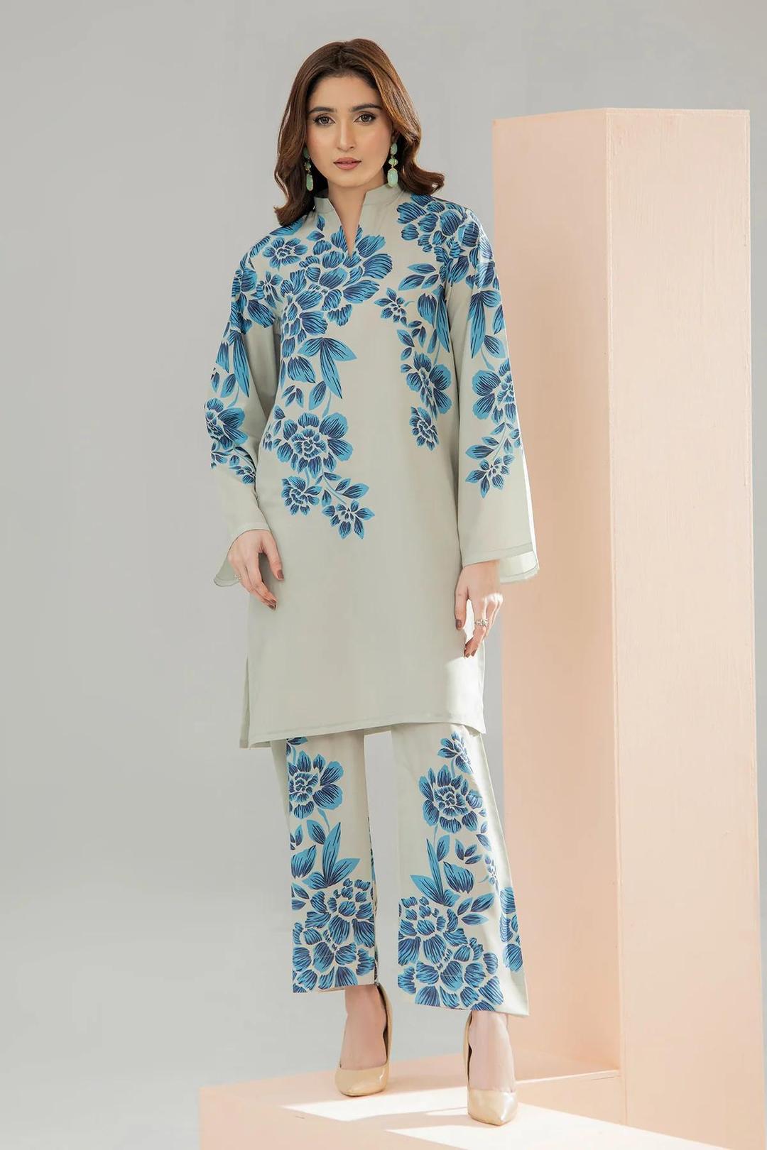 Women's Stitched Printed Shirt and Trouser Set