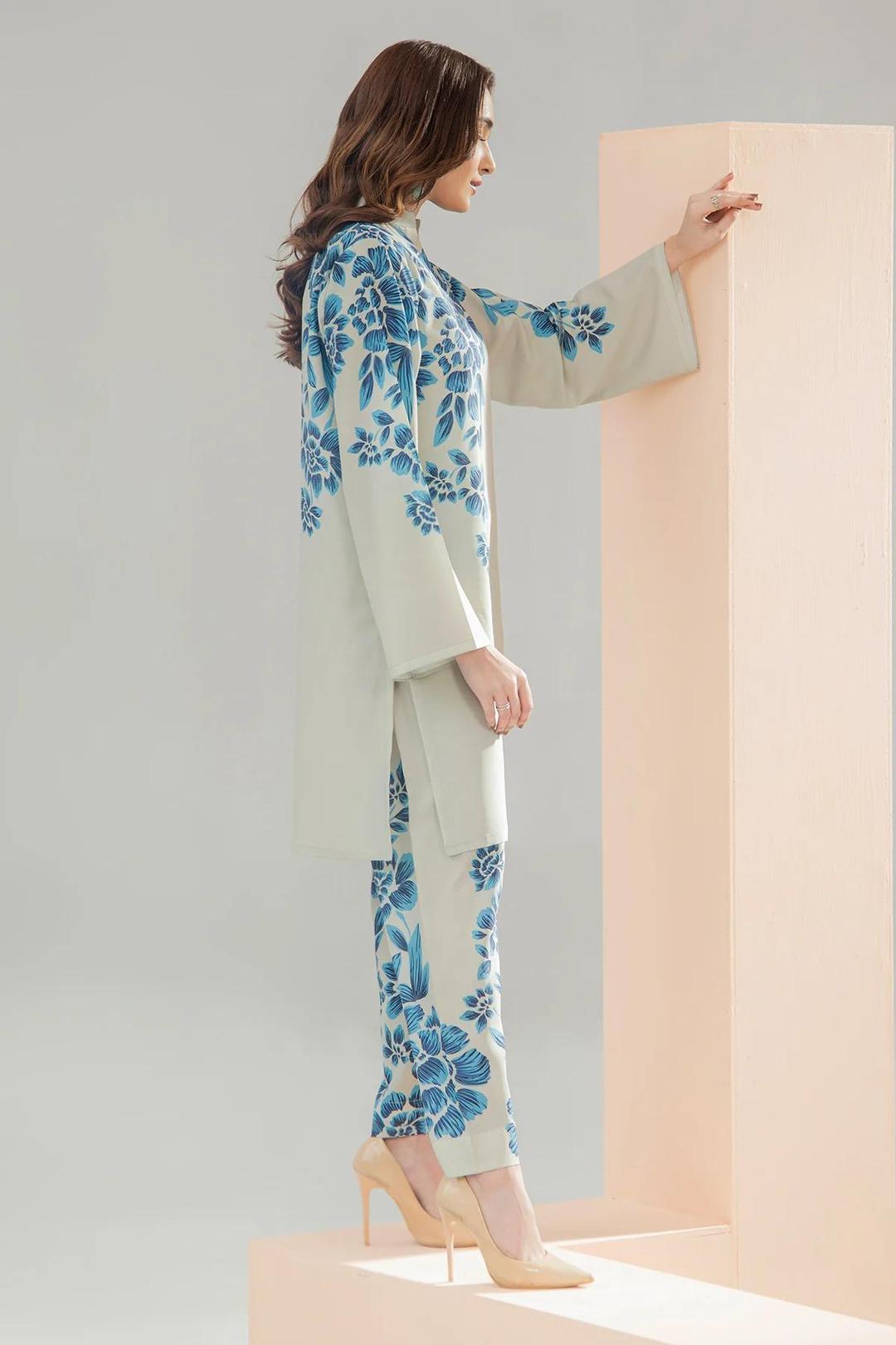 Women's Stitched Printed Shirt and Trouser Set