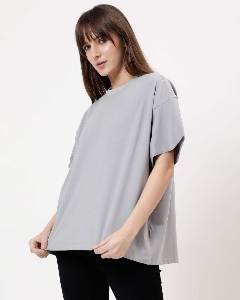 Women's Stitched Jersey Plain T-Shirt