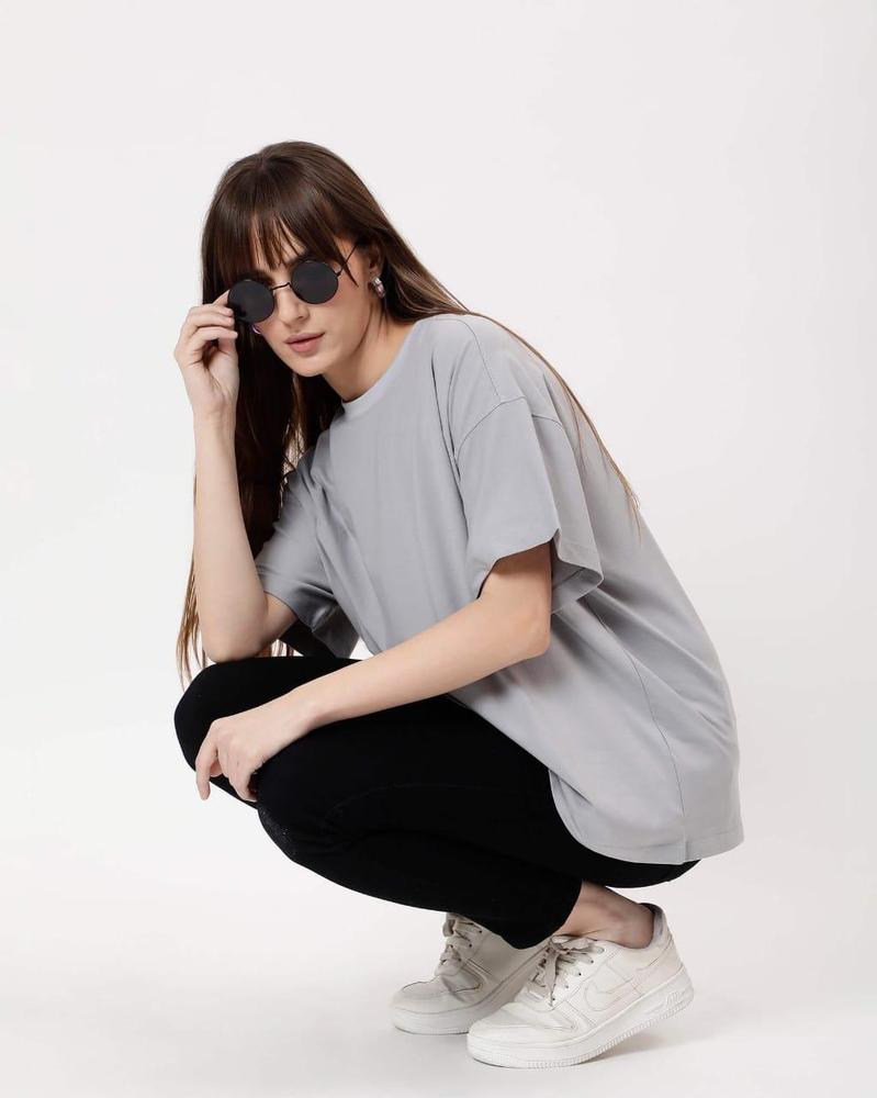 Women's Stitched Jersey Plain T-Shirt
