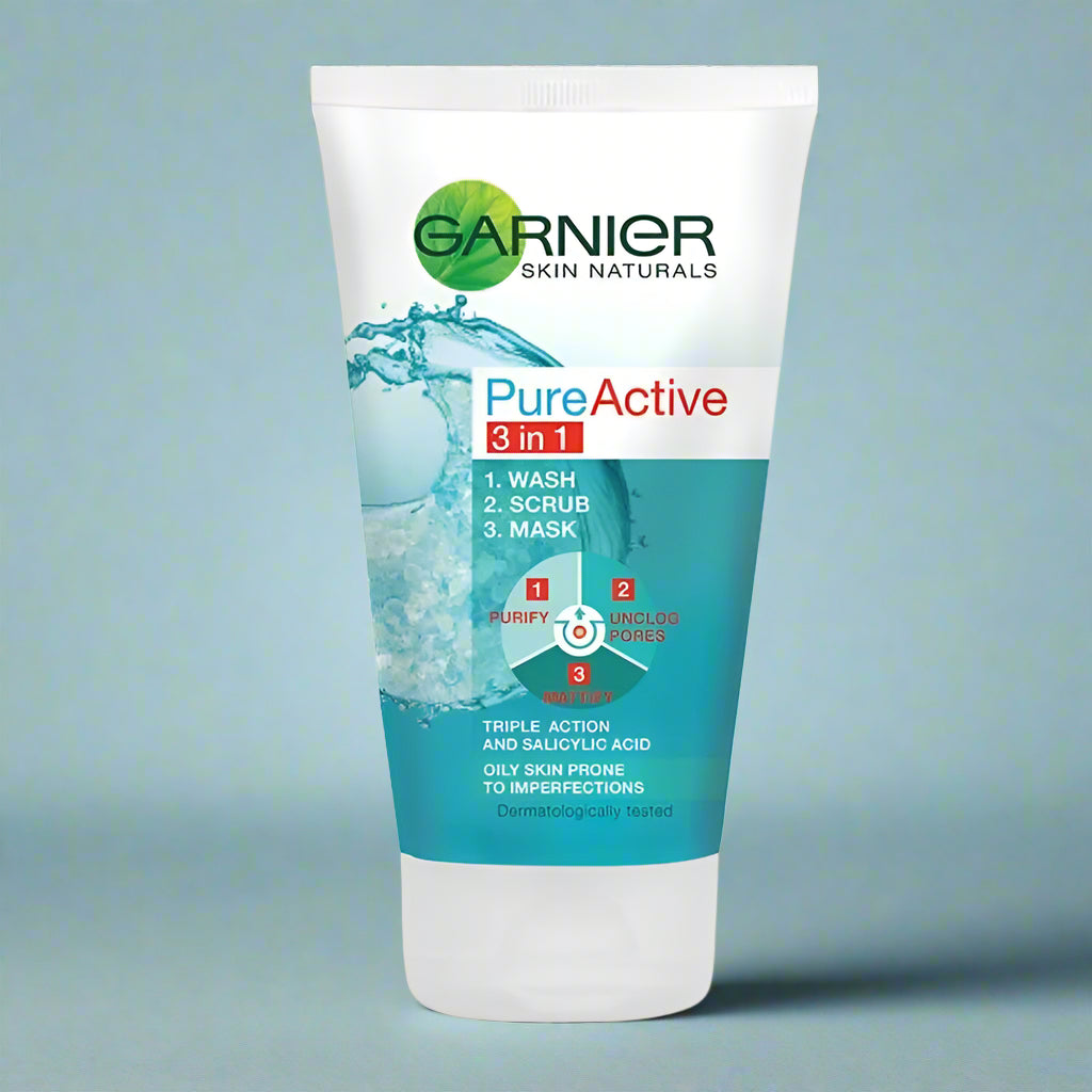 Garnier All In One Facial Scrub | Exfoliating Mask & Wash