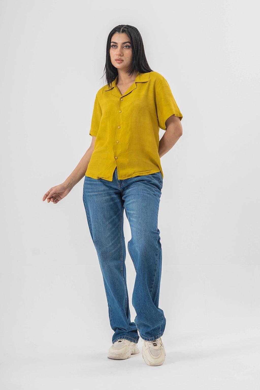 Straight Fit Blue Denim Pants in Mid Wash – Relaxed Everyday Style