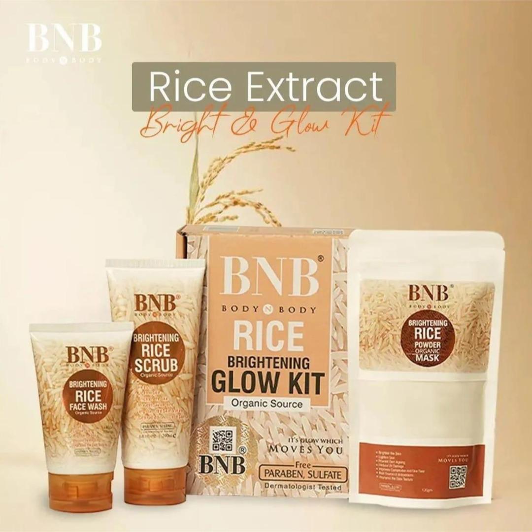 BnB Brightening Rice Facial Kit