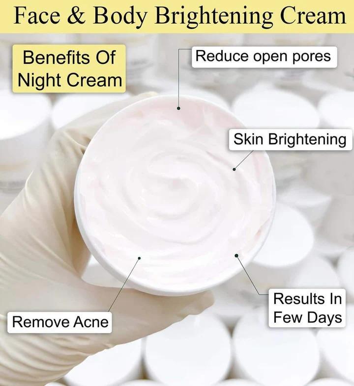 Whitening & Brightening Night Cream – Nourishing Cream for Radiant Skin