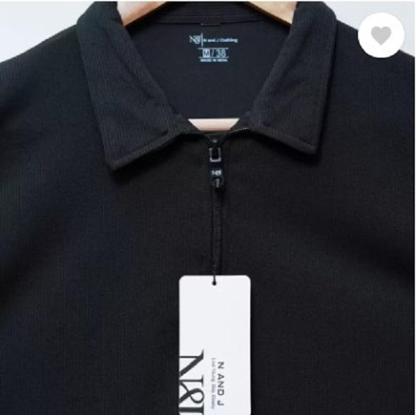 Men's Cotton Plain Polo T-Shirt