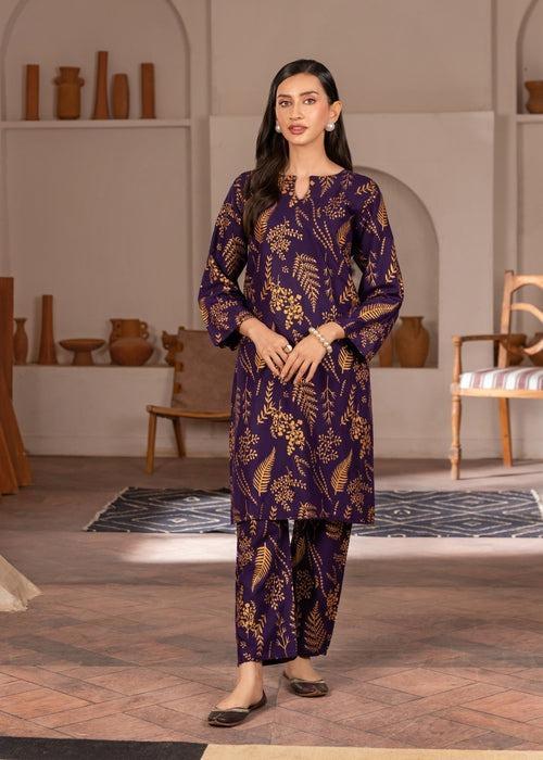 Women's Stitched Printed Shirt & Trouser Set