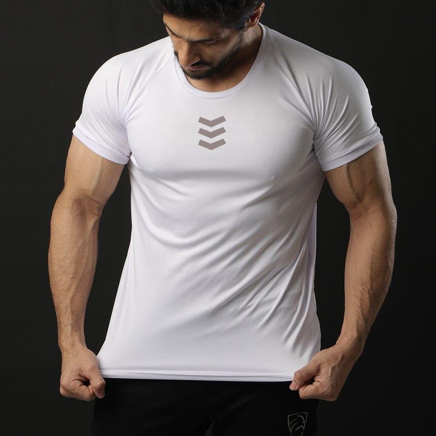 Men's Dry-Fit Plain Round Neck T-Shirt