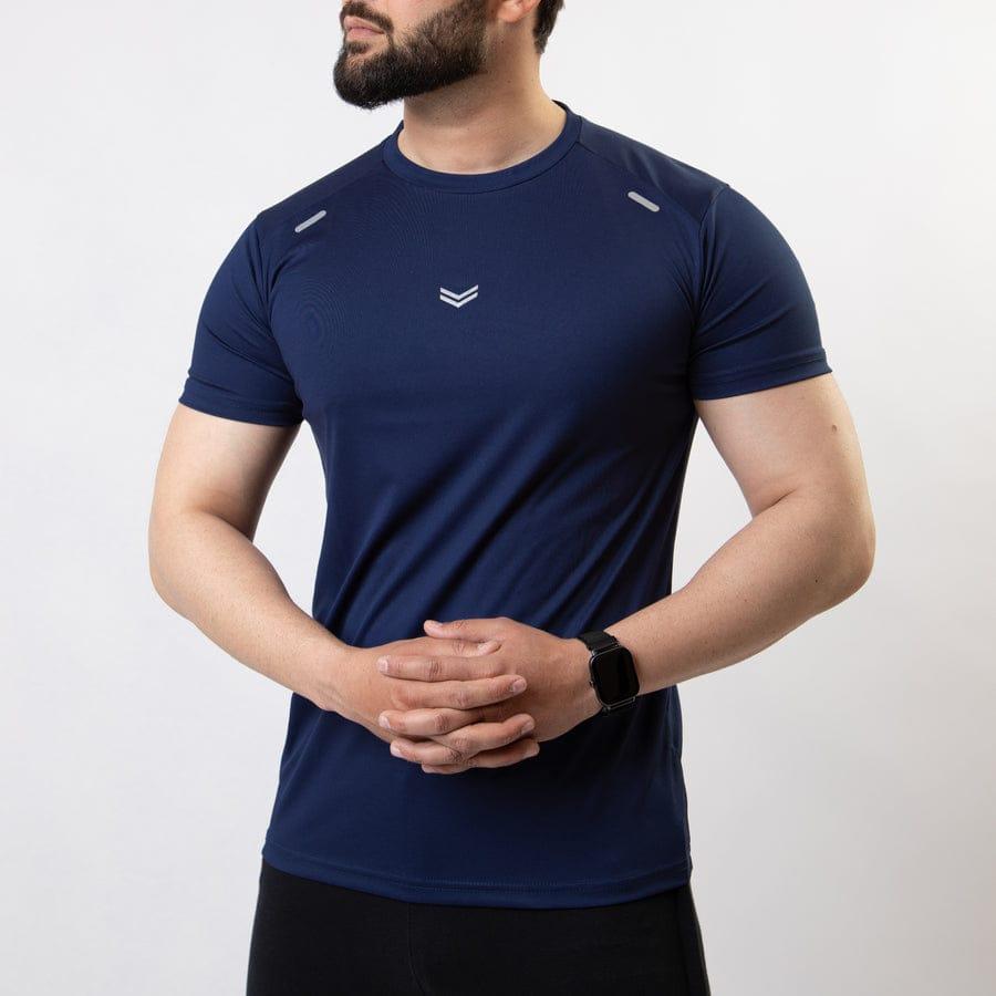 Men's Dry-Fit Plain Round Neck T-Shirt