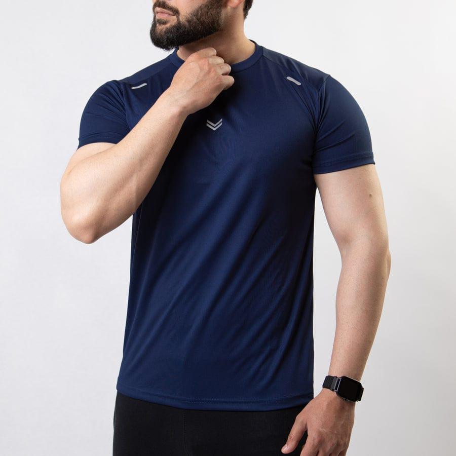 Men's Dry-Fit Plain Round Neck T-Shirt