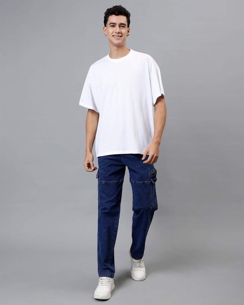 Men's Jersey Plain Premium White T-Shirt