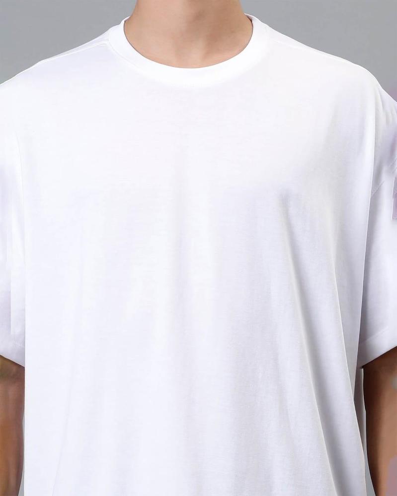 Men's Jersey Plain Premium White T-Shirt