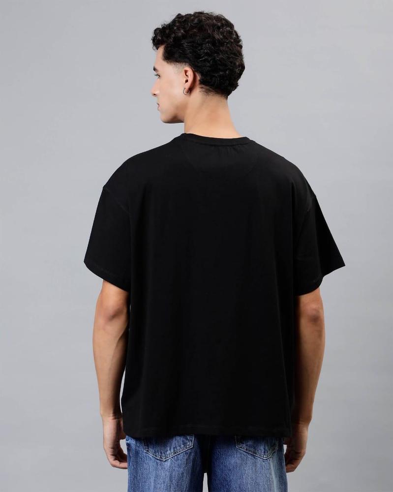 Men's Jersey Plain Premium Black T-Shirt