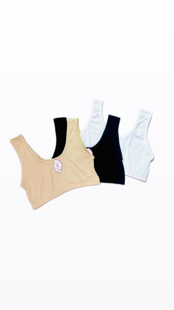 Cotton Non-Padded Bra – Pack of 3