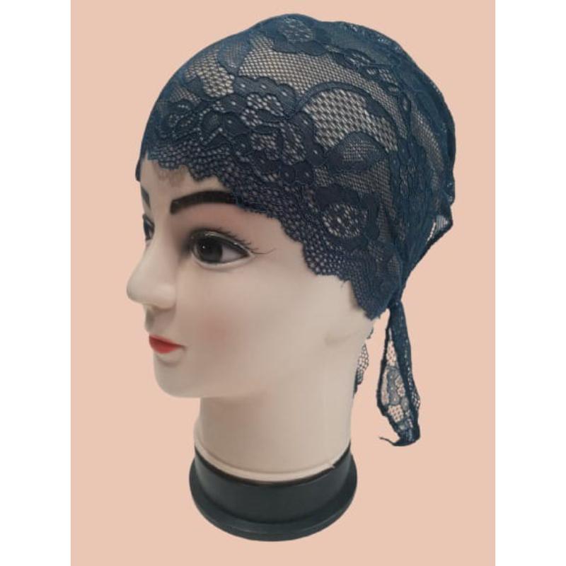 Black Net Hijab Cap – Lightweight Underscarf for Secure Fit