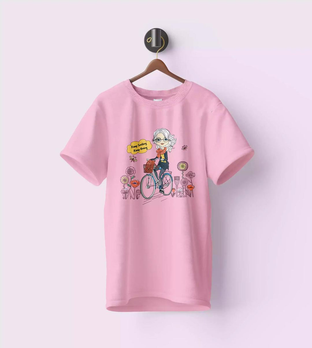 Women's Cotton Printed Graphic T-Shirt