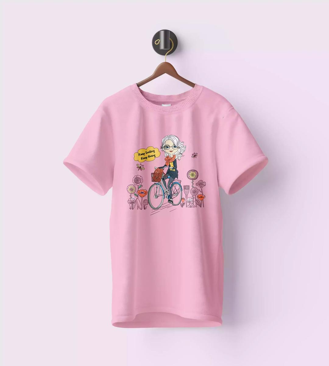 Women's Cotton Printed Graphic T-Shirt