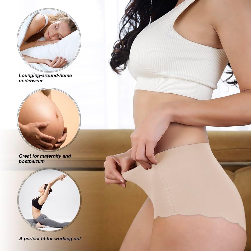 Ice Silk High Waist Panties for Women – Pack of 3 | Comfortable & Breathable