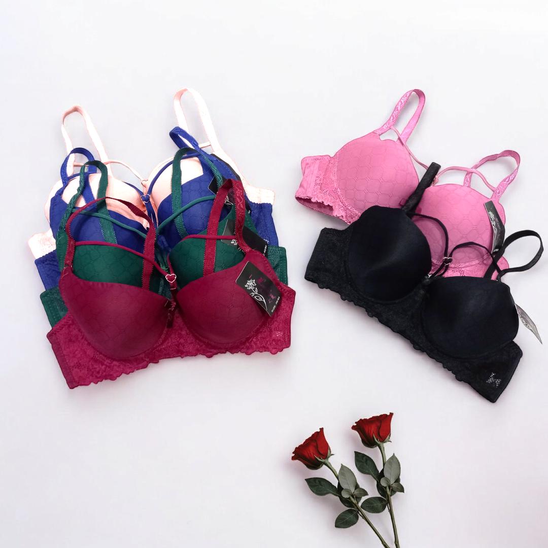 Multicolor Silk Padded Bra – Comfortable & Lightweight Everyday Lingerie
